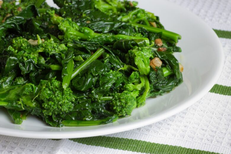 Cime di rapa alla stufata