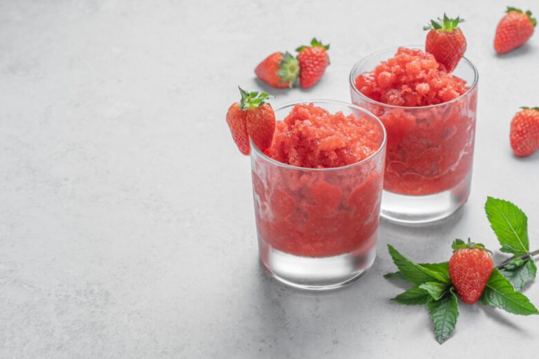 Granita di fragole