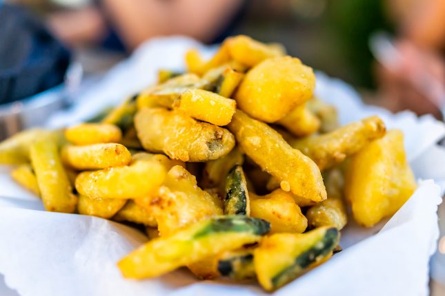 Straccetti di zucchine in pastella alla birra