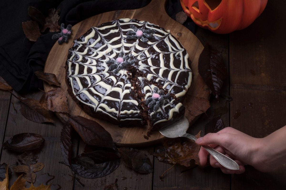Torta di Halloween al cioccolato