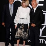 oscar de la renta con armani e anna wintour