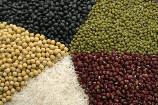 fagioli riso grano