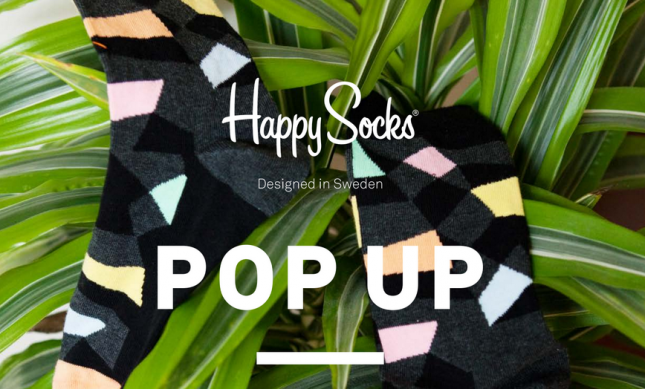 Happy Socks a Milano: l’allegria parte dai piedi!