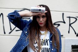 Irene Colzi per Moschino e Coca Cola Light