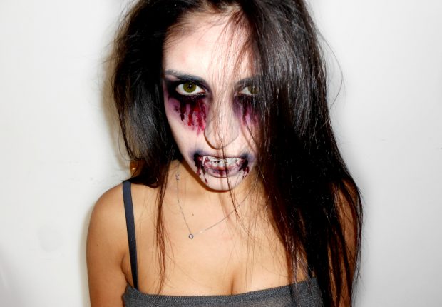 Risultato finale Make up vampira Halloween 2014