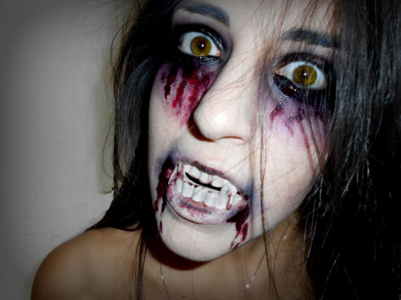 Risultato finale Make up vampira Halloween 2014
