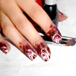 Risultato finale nail art Halloween 2014 2