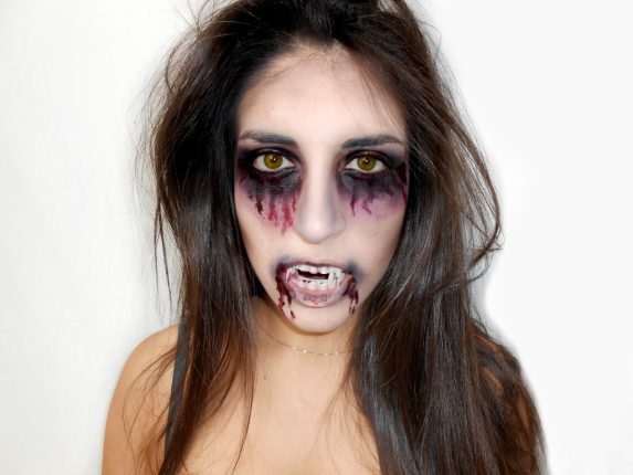 Risultato finale Make up vampira Halloween 2014