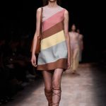 Scamiciato con righe multicolor