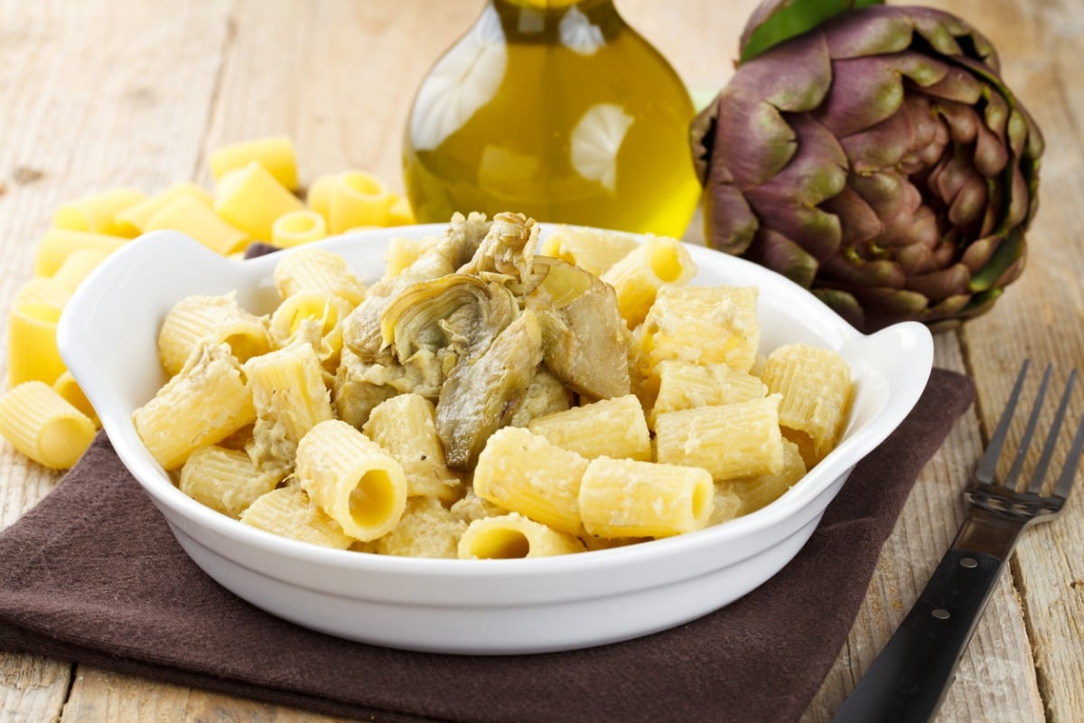 Carbonara ai carciofi