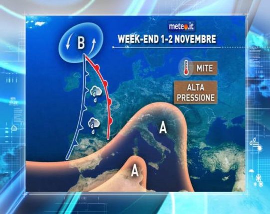 Meteo di fine ottobre: arriva l’autunno “standard”