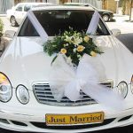 decorazione auto matrimonio