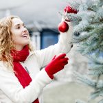 Albero Rosso e Bianco di Natale