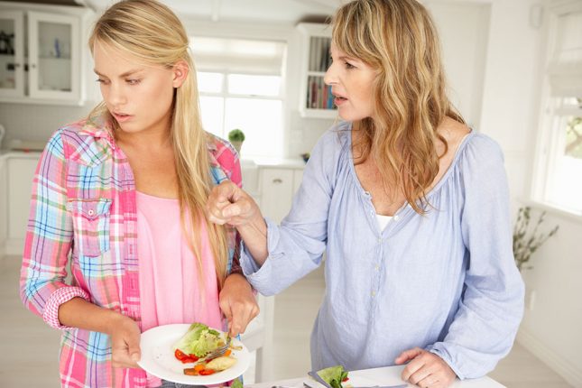Litigio con mamma