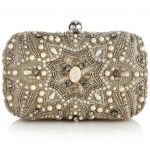clutch rigida con perlina di Accessorize