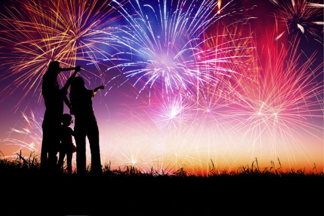 Fuochi artificiali per Capodanno