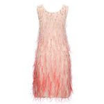 Pinko abito in georgette con pietre