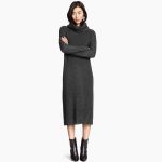 H&M abito a maniche lunghe in morbido filato con lana