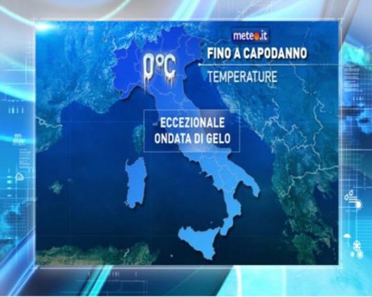 Meteo di Capodanno: Veglione al gelo e neve nel centro-sud