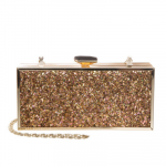 River Island GLITTER - Pochette - gold