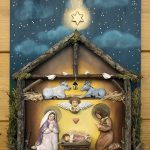 presepe dipinto a mano