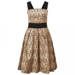 Orla Kiely CLIMBING DAISY - Vestito elegante - marrone