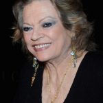 Anita Ekberg nel 2010 a Roma