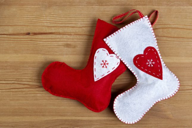 Calza della Befana fatta in casa