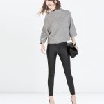 ZARA_Pantalone in pelle e maxi maglia