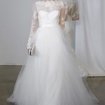 abito da sposa in tulle di Marchesa