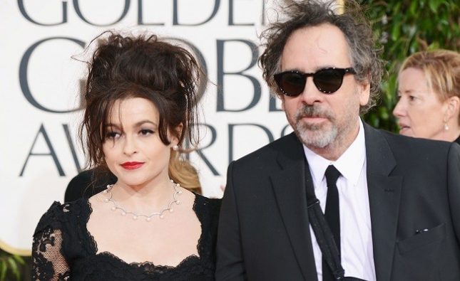 Helena Bonham Carter e Tim Burton ai Golden Globe Awards