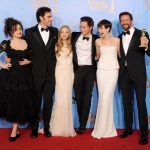 Helena Bonham Carter col cast di Les Miserables