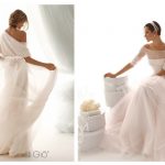 Abito sposa rosa cipria in tulle Le-Spose-di-Gio-