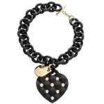 Bracciale Ops!Matelassè Pearl nero