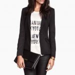 H&M_jeans scuro, t-shirt e blazer