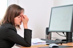 stanchezza occhi al computer