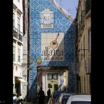 Alfama della città di Lisbona