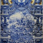 ceramica bianca e blu lisbona