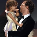 Matthew McConaughey con la figlia Vida Alves