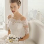 abito sposa rosa clarà