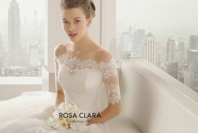 abito sposa rosa clarà