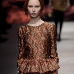 Alberta Ferretti abito motivi arazzo