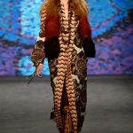 Anna Sui giacca con pelliccia