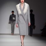 Cappotto con collo in pelliccia J.JS Lee