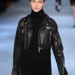 Diesel Black Gold giacca in pelle corta