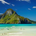 isola Palawan e spiaggia
