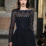 Luisa Beccaria long dress con basco