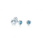 Tiffany & Co. orecchini in argento con acquemarine