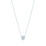 Tiffany & Co. collana in oro bianco con pavé di diamanti