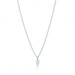 Tiffany & Co. collana Diamonds by the Yard con pendente in argento con diamante a goccia
